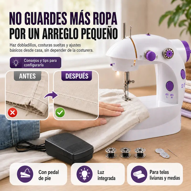CoseFácil Mini™ | Arregla tu ropa en casa