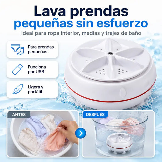 Mini Turbine Wash USB | Lavados pequeños sin esfuerzo