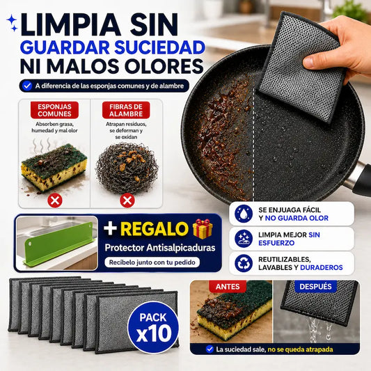 PañoClean® Pack x10 | Menos grasa pegada, menos esfuerzo al limpiar
