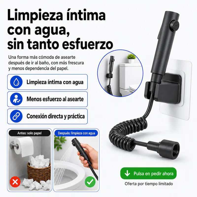 Ducha Bidet Retráctil | Más comodidad al asearte