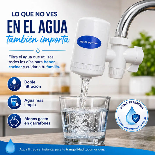 Purificador de Agua💧Lo que no ves en el agua también importa